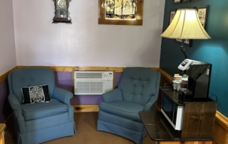 View of sitting area in room # 1