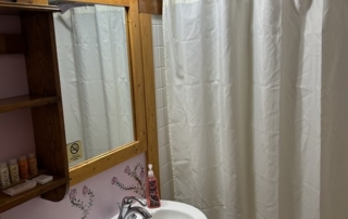 View of bath basin in room # 1